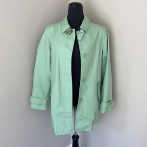GAP LIGHT WEIGHT PALE GREEN COAT